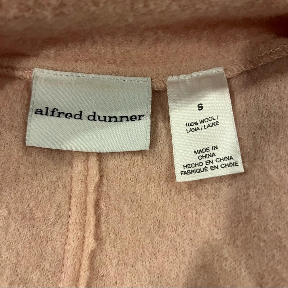 🌸ALFRED DUNNER PINK WOOL JACKET WITH BEADED BOW SIZE SMALL🌸 - Picture 6 of 6
